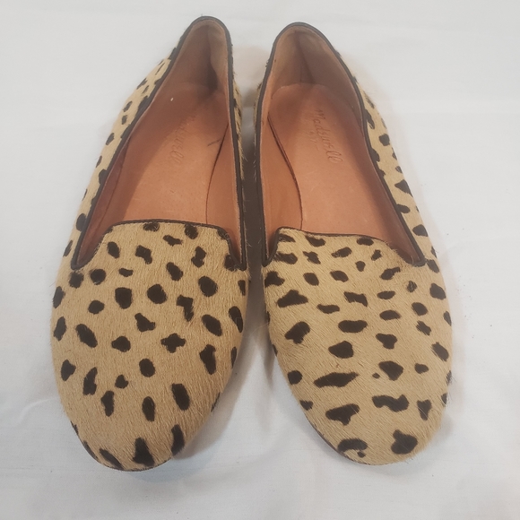 Madewell Teddy Calf Hair Leopard Loafer Size 7 - Picture 2 of 7